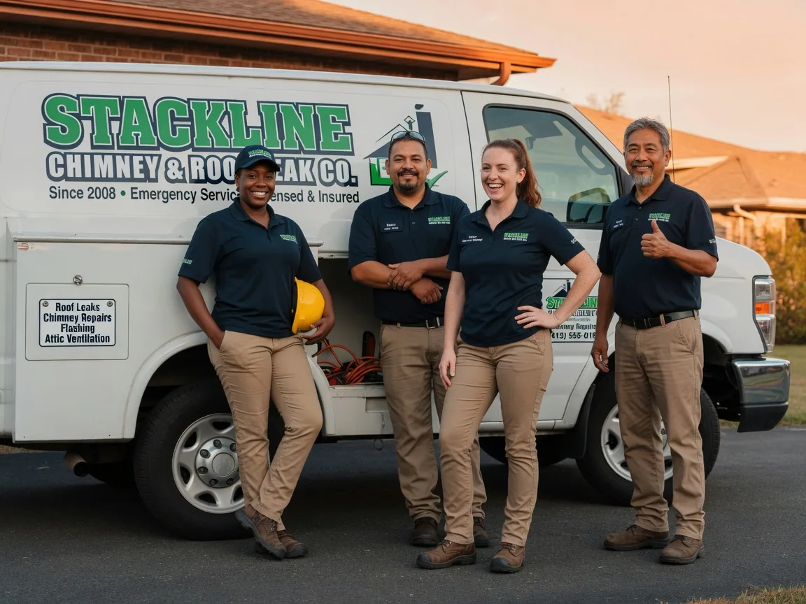 Chimney flashing repair company in De Soto, IL